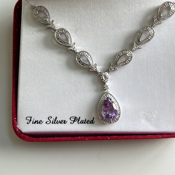 Genuine Amethyst Necklace - Picture 7 of 7